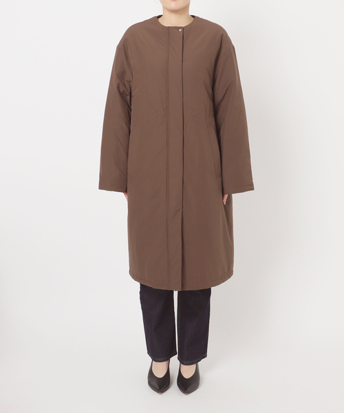 【SLOBE IENA】ベルト付きノーカラーリバーコート 40 未使用タグ付き SLOBE IENA】ベルト付きノーカラーリバーコート 40 未使用タグ付き