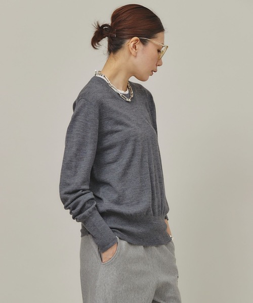 Curensology（カレンソロジー） 長袖ニット FREE カーキ レディース