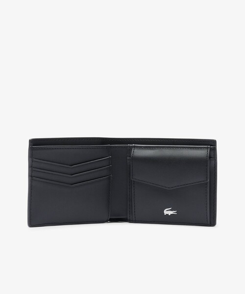 ラコステ レザー 二つ折り財布 NH2827CE LACOSTE（ラコステ） 財布 オシアン グレインレザー2つ折りウォレット