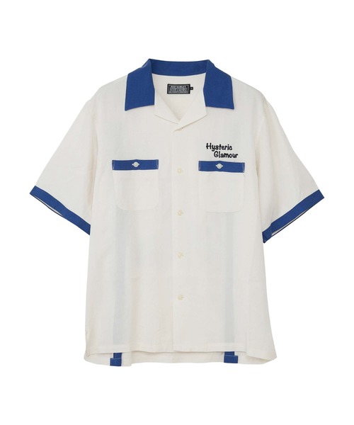「HYSTERIC GLAMOUR」 半袖シャツ MEDIUM ブラック メンズの画像