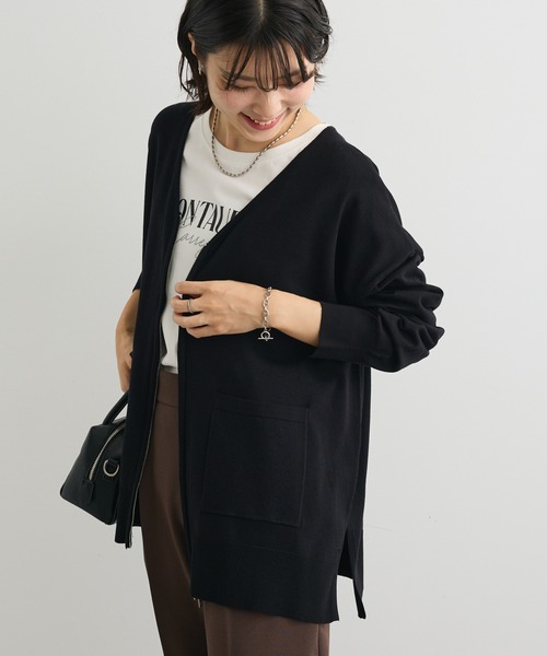 Green Parks（グリーンパークス） カーディガン アンチピリングゆるzip