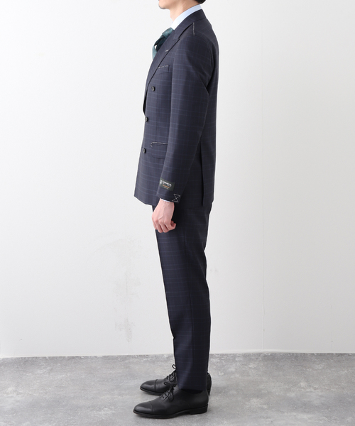 セレモニースーツ セットアップ D.OLIVER ダブルブレスト 6ボタン (DORMEUIL) メンズ レディースの画像