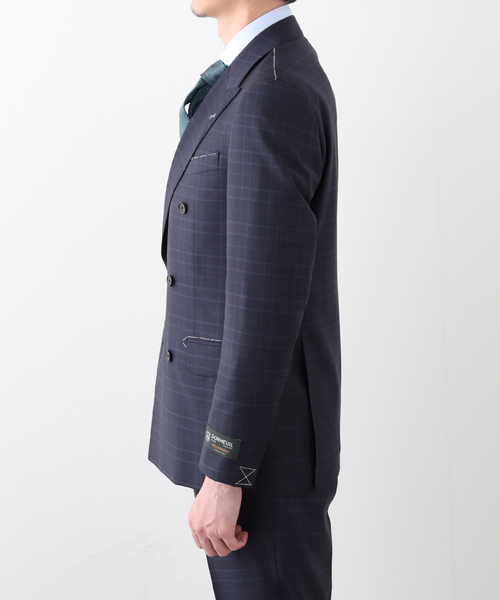 セレモニースーツ セットアップ D.OLIVER ダブルブレスト 6ボタン (DORMEUIL) メンズ レディースの画像