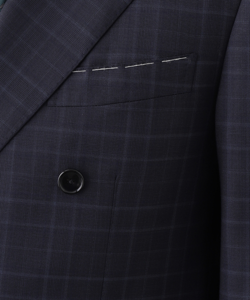 セレモニースーツ セットアップ D.OLIVER ダブルブレスト 6ボタン (DORMEUIL) メンズ レディースの画像