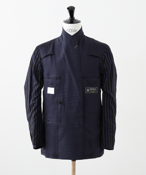 セレモニースーツ セットアップ D.OLIVER ダブルブレスト 6ボタン (DORMEUIL) メンズ レディースの画像
