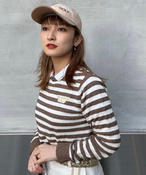 BEAMS GOLF（ビームス ゴルフ） 長袖ニット LARGE ブラウン系その他4