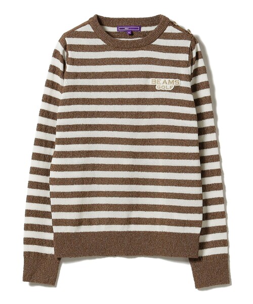 BEAMS GOLF（ビームス ゴルフ） 長袖ニット LARGE ブラウン系その他4