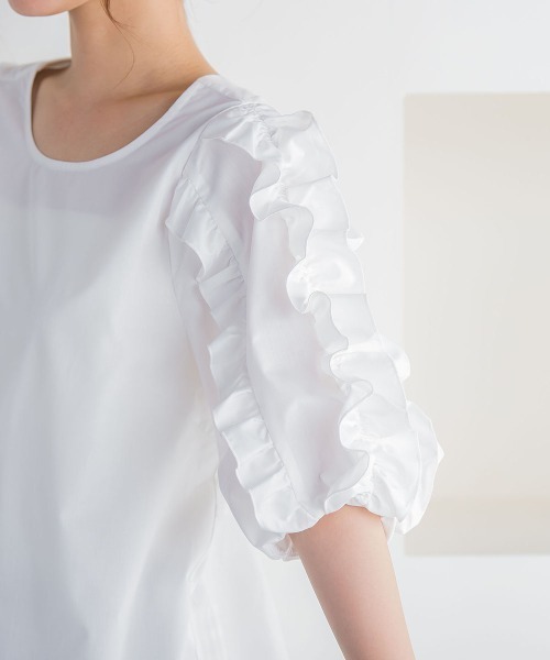 「VICKY」 半袖ブラウス M ブラック レディース_画像3