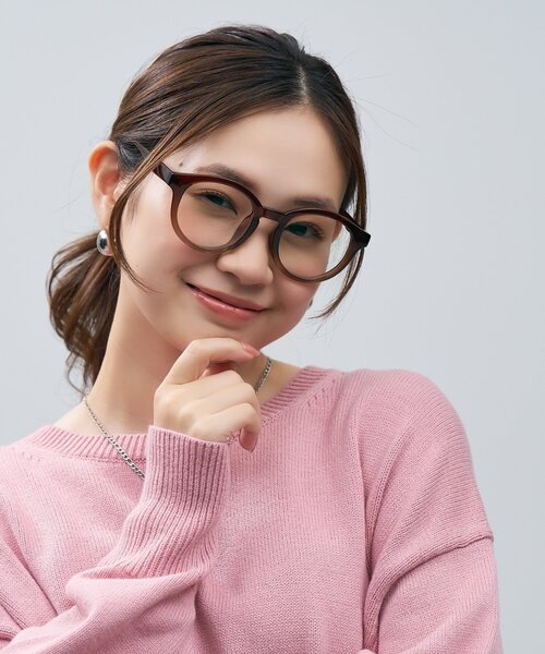 Zoff（ゾフ） サングラス SUNCUTGlasses/UV100%CUT ボストン型 クリア