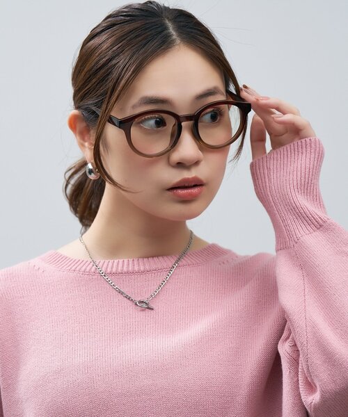 Zoff（ゾフ） サングラス SUNCUTGlasses/UV100%CUT ボストン型 クリア