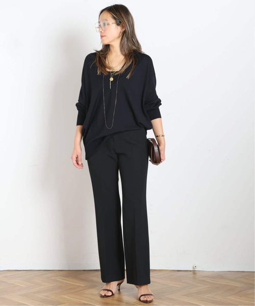 EVERYDAY I LIKE. スラックス パンツ *Essential フレアパンツ