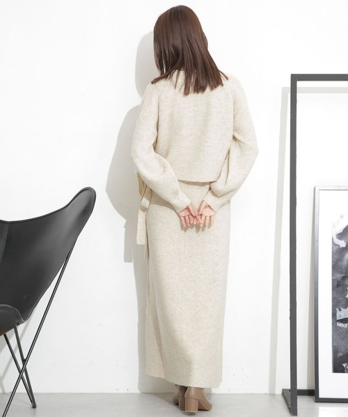 「CASA FLINE」 コンビワンピース FREE チャコール レディース_画像9