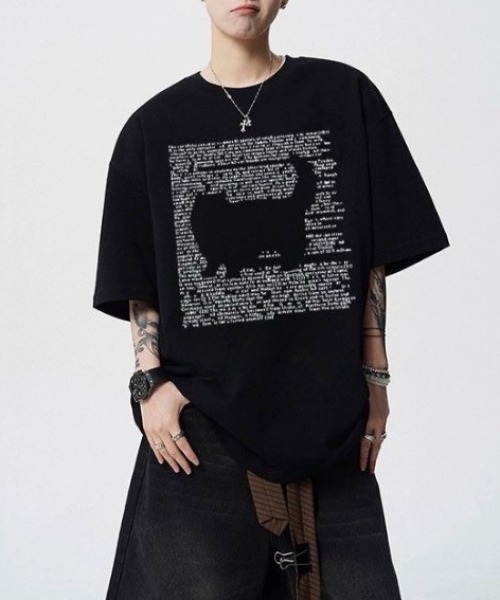 「FreeZone」 半袖Tシャツ F ブラック メンズ_画像2