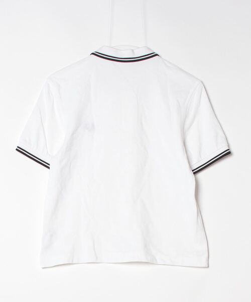 「FRED PERRY」 半袖ポロシャツ S ホワイト レディースの画像