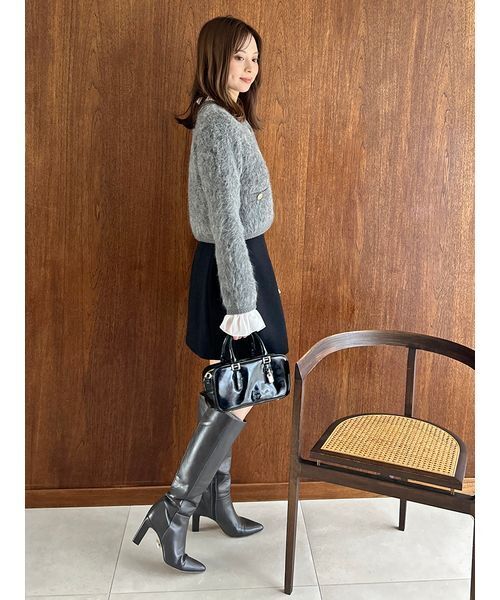 SNIDEL（スナイデル） ジャケット ノーカラージャケット ファーライク