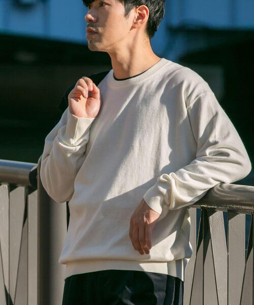 URBAN RESEARCH ROSSO MEN セーター ニット コットンカシミヤクルー