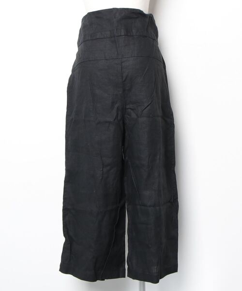 「FLW fog linen work」 パンツ - ブラック レディース_画像2