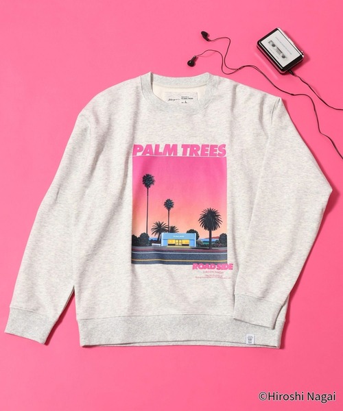 GLOBAL WORK（グローバルワーク） tシャツ 永井博コラボ/スウェット