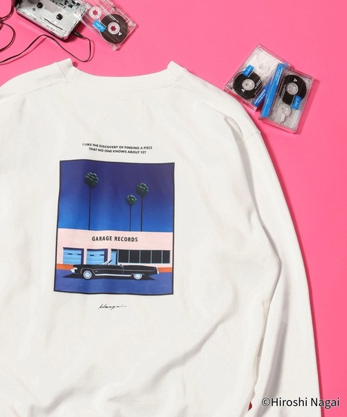 GLOBAL WORK（グローバルワーク） tシャツ 永井博コラボ/スウェット