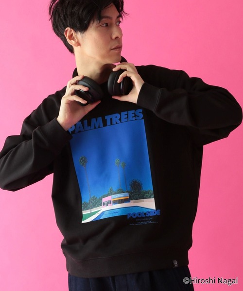 GLOBAL WORK（グローバルワーク） tシャツ 永井博コラボ/スウェット
