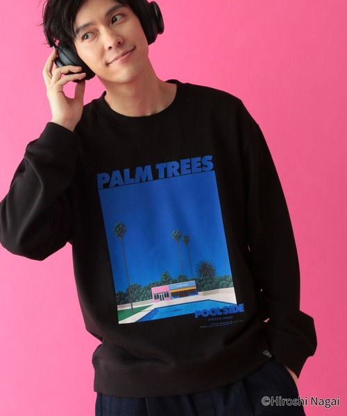 GLOBAL WORK（グローバルワーク） tシャツ 永井博コラボ/スウェット