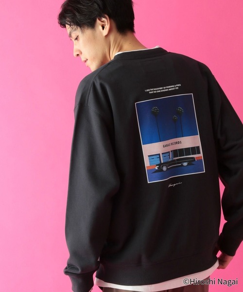 GLOBAL WORK（グローバルワーク） tシャツ 永井博コラボ/スウェット