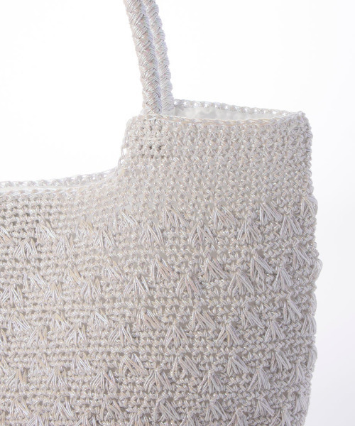 「cache cache」 トートバッグ FREE シルバー レディース_画像5