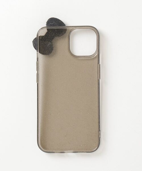 スマホケース キラキラ リボン ラメ入り クリア iPhone ケース 13.13