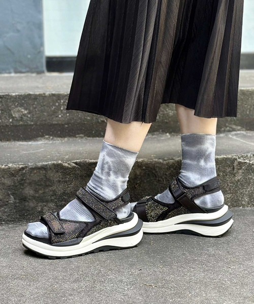 「ASH」 フラットサンダル 35 ブラック レディース_画像9