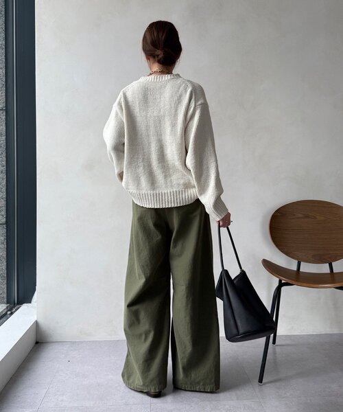 DouDou（ドゥドゥ） ニット セーター モールロゴニット レディース