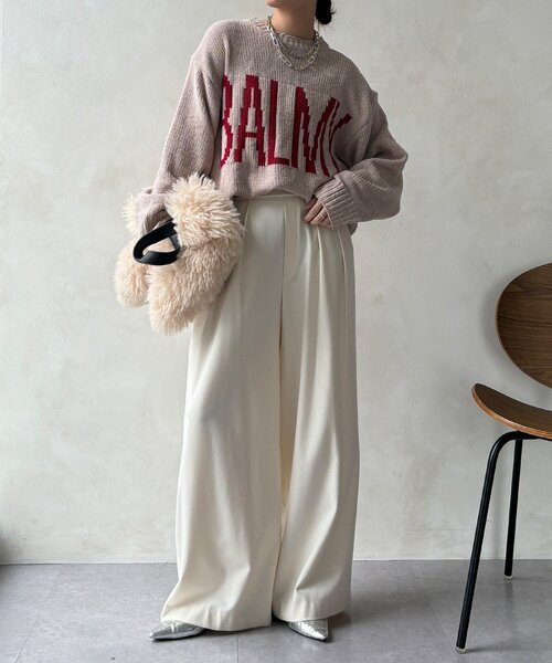 DouDou（ドゥドゥ） ニット セーター モールロゴニット レディース