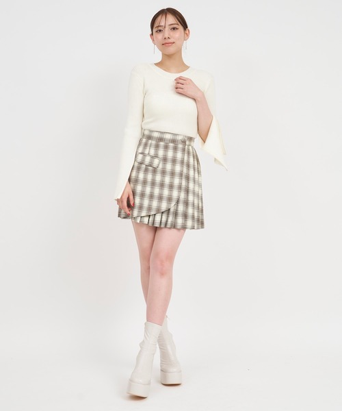 「ROYAL PARTY」 長袖ニット FREE グレー レディース_画像3