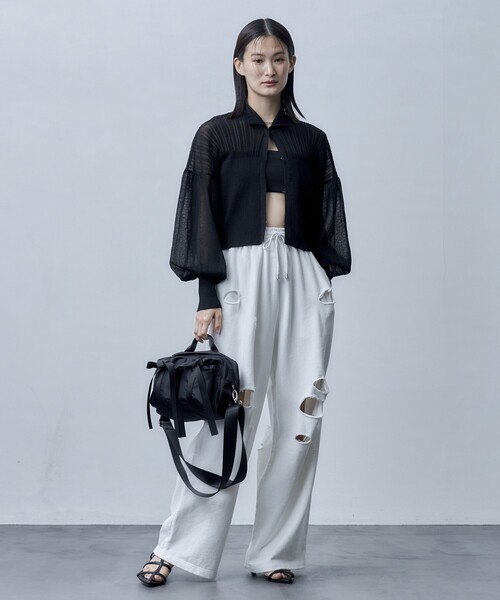 「Firsthand」 ニットカーディガン FREE ホワイト レディース_画像2