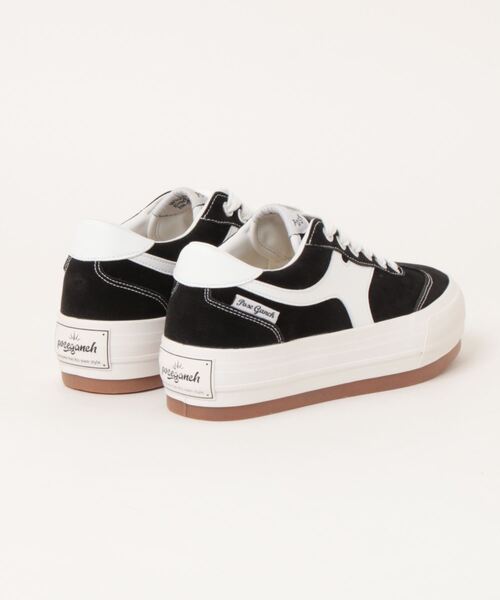 「ASBee」 「poseganch」ローカットスニーカー 24.0cm ブラック系その他 レディース_画像2