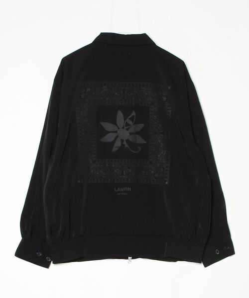 LANVIN en Bleu 「LANVIN Bleu」 ブルゾン FREE ブラック メンズ