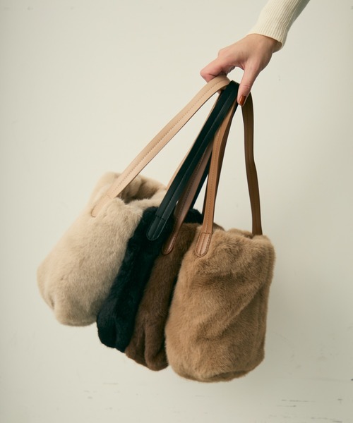 Lunea ショルダーバッグ バッグ ワンハンドルファーバッグ レディース