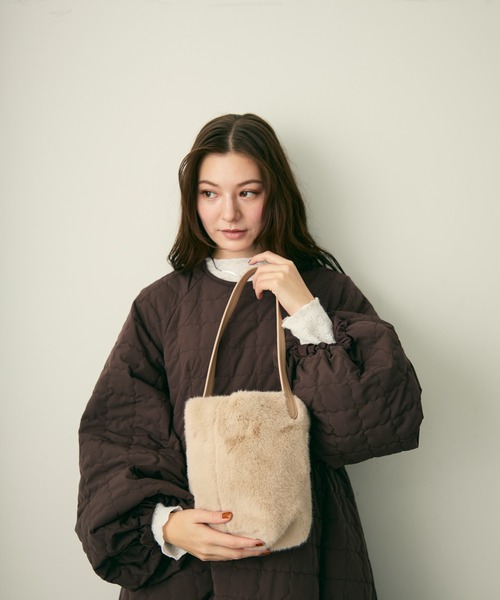 Lunea ショルダーバッグ バッグ ワンハンドルファーバッグ レディース