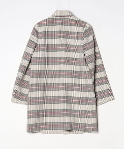 [FRAMeWORK] в клетку пальто с отложным воротником 36 Brown женский 