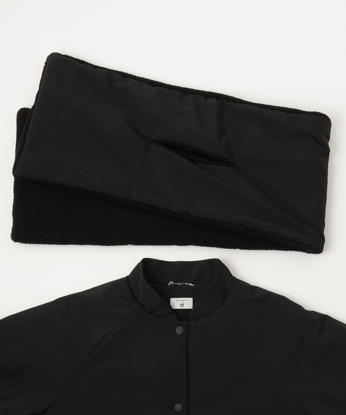 ブルゾン アウター 「WEB限定」「AMI」「撥水」ティペットつき中わたバルーンコート キッズ 子供服 女の子の画像