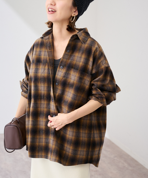 FRAMeWORK（フレームワーク） ブラウス シャツ ネルチェックシャツ