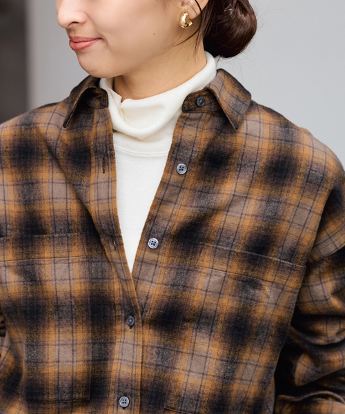 FRAMeWORK（フレームワーク） ブラウス シャツ ネルチェックシャツ