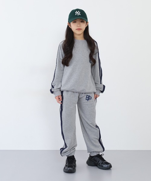 FUNALIVE（ファンアライブ） パンツ キッズ 裏起毛 ロゴ ライン