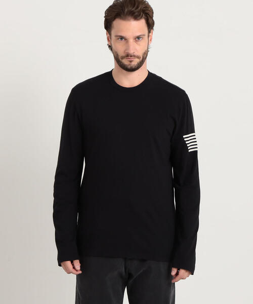 「JAMES PERSE」 長袖Tシャツ 0 ブラック メンズ_画像5