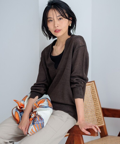 おまとめ3点　23区　ニジュウサンク　ニット　長袖 23区（ニジュウサンク） ニット セーター 「滝沢眞規子さん着用/洗える