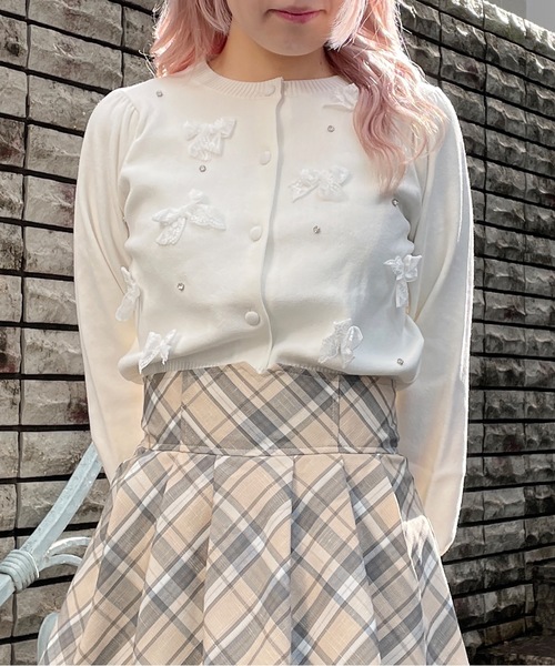 「abc une face」 カーディガン FREE ピンク レディース_画像2