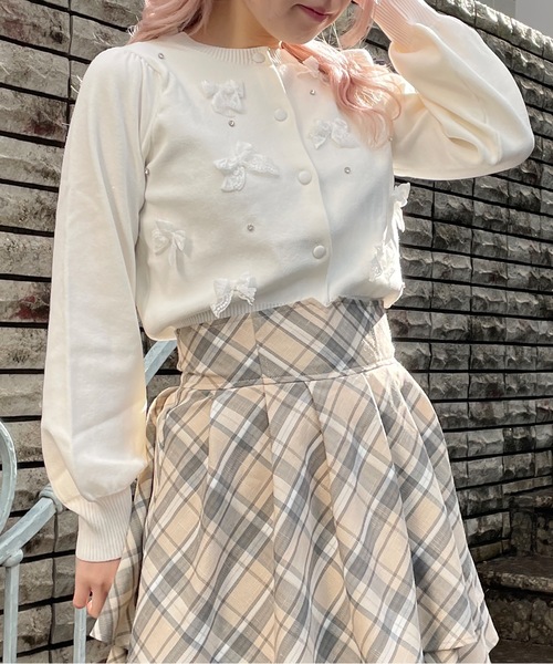 「abc une face」 カーディガン FREE ピンク レディース_画像3