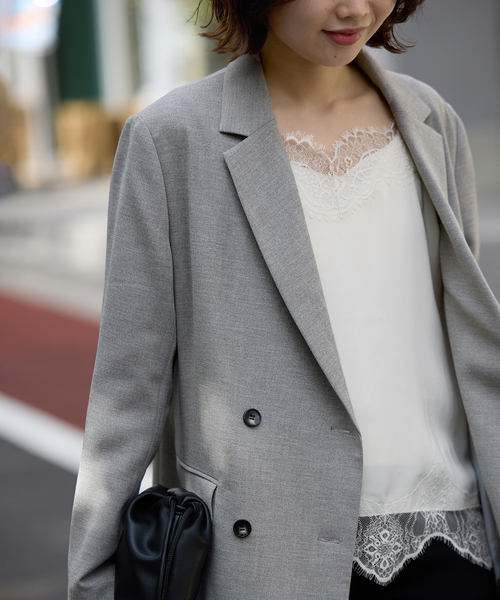 SLOBE IENA（スローブイエナ） キャミソール 「追加」サテンレース