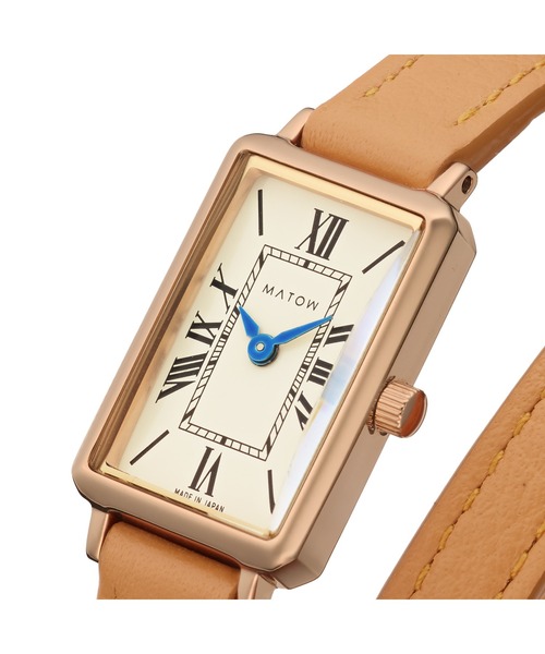 MATOW（マトウ） 腕時計 「MATOW/マトウ」Tsuki 月華 /スクエア ローズ