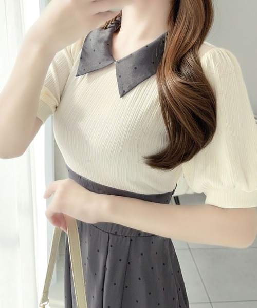 mily bilet パーティードレス ワンピース 夏 半袖 「mily bilet」待望