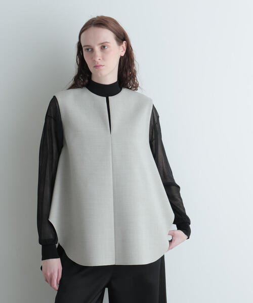 LE PHIL（ル フィル） ベスト ジレ ライトボンディングノースリーブ